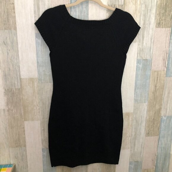 U.S POLO ASSN Jeweled Neck Sweater Dress - Y2K Witchy Goth - Picture 3 of 8